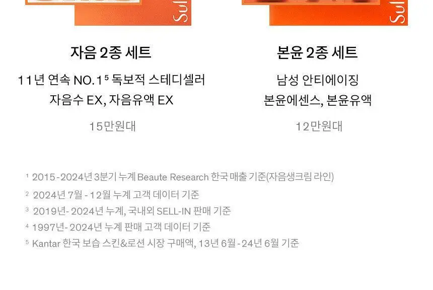 [업체배송] 설화수 탄력 3종 기획 (자음수150ml+자음유액125ml+탄력크림50ml) 상세페이지 20